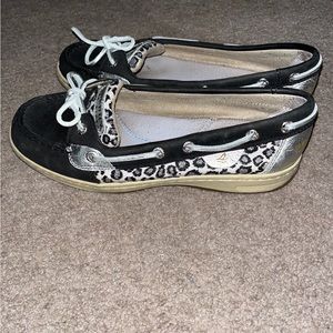 Angelfish animal print Sperrys 8